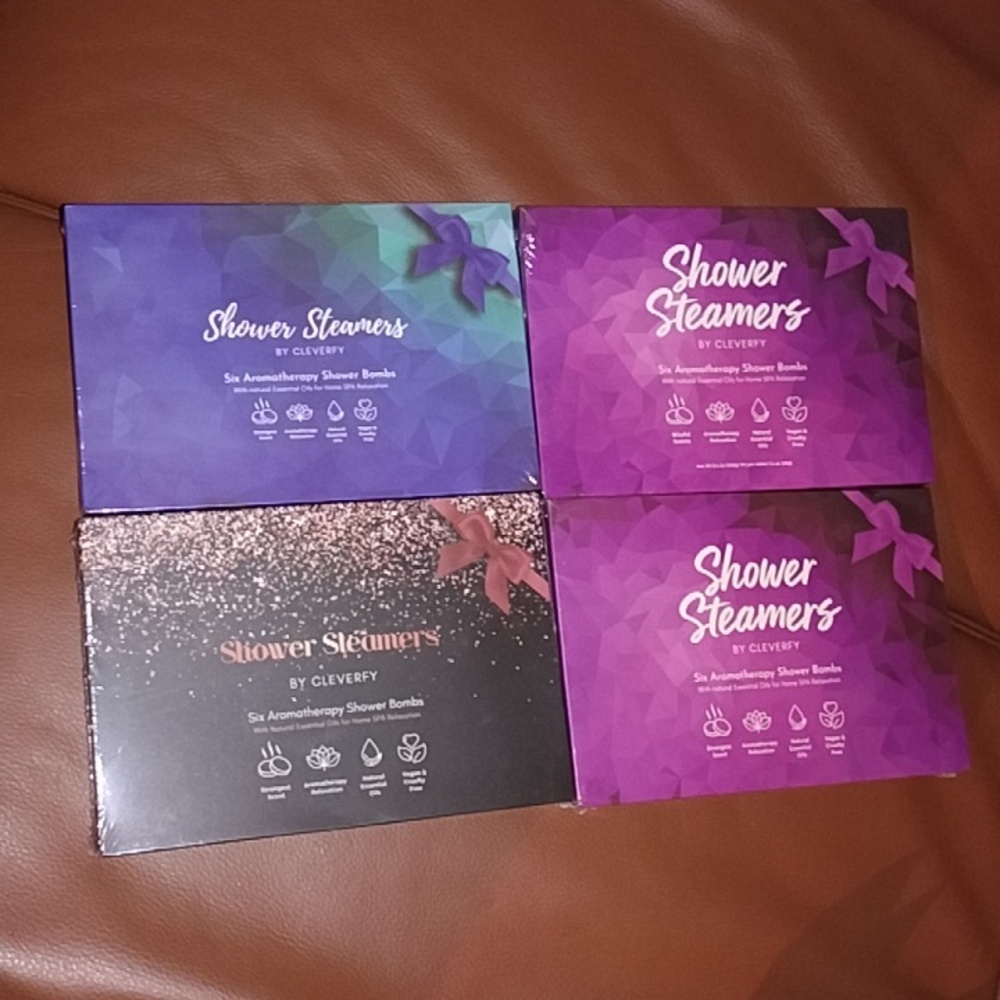 4 x new cleverfy shower steamers